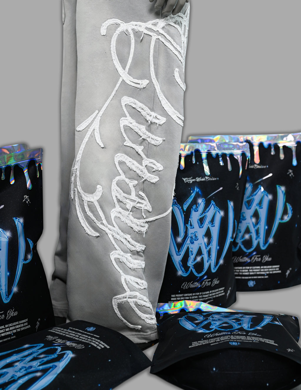 CURSYVE ENCRYPTED SWEATPANTS